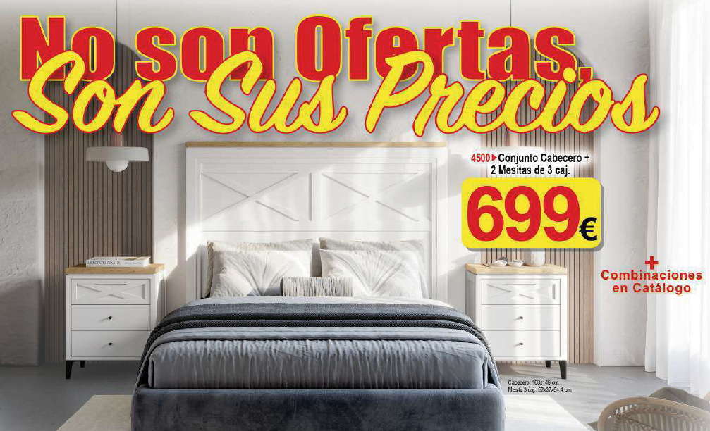No son ofertas. Son sus precios.